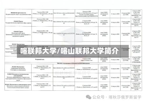 喀联邦大学/喀山联邦大学简介-第3张图片