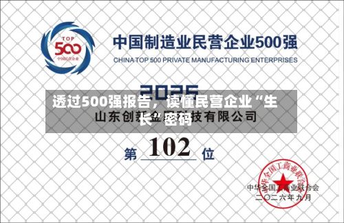 透过500强报告，读懂民营企业“生长”密码-第2张图片