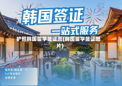 护照韩国留学签证页(韩国留学签证图片)