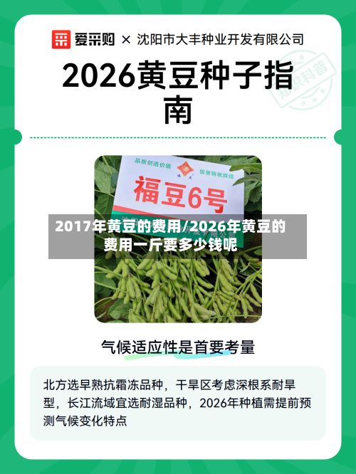 2017年黄豆的费用/2026年黄豆的费用一斤要多少钱呢-第3张图片