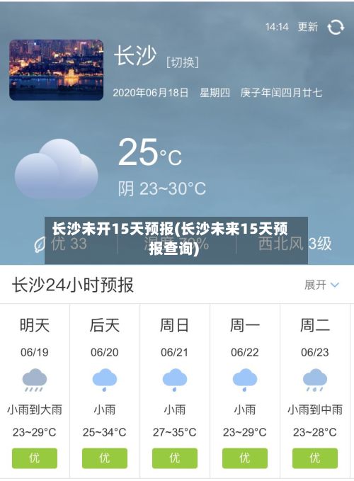 长沙未开15天预报(长沙未来15天预报查询)-第2张图片