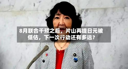 8月联合干预之后，片山再提日元被低估，下一次行动还有多远？-第2张图片