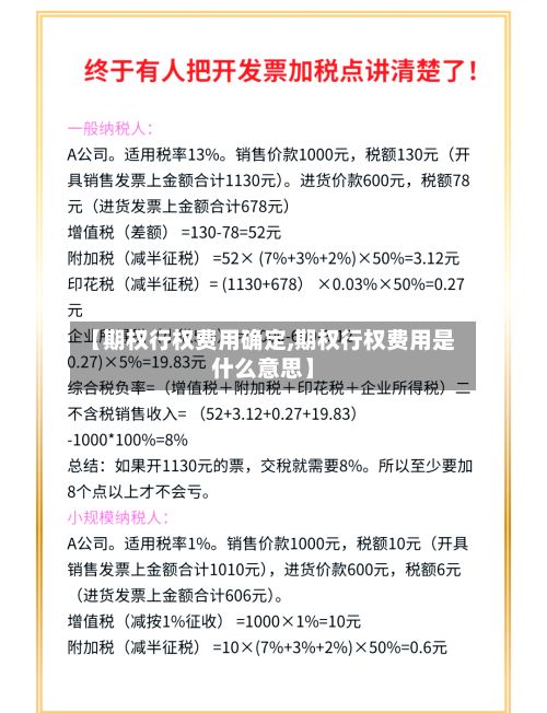 【期权行权费用确定,期权行权费用是什么意思】