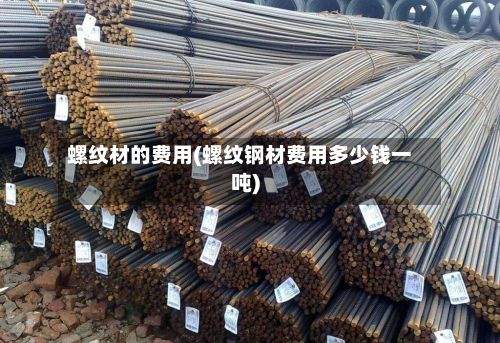 螺纹材的费用(螺纹钢材费用多少钱一吨)-第3张图片
