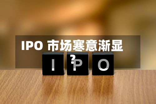 IPO 市场寒意渐显？