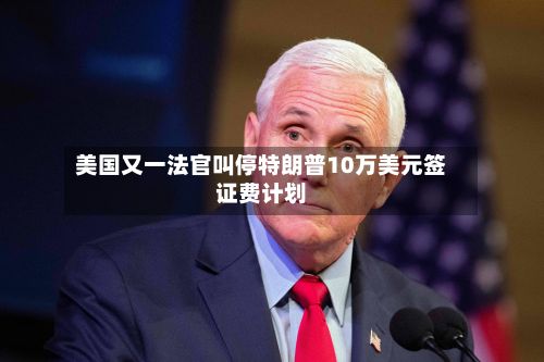 美国又一法官叫停特朗普10万美元签证费计划-第2张图片