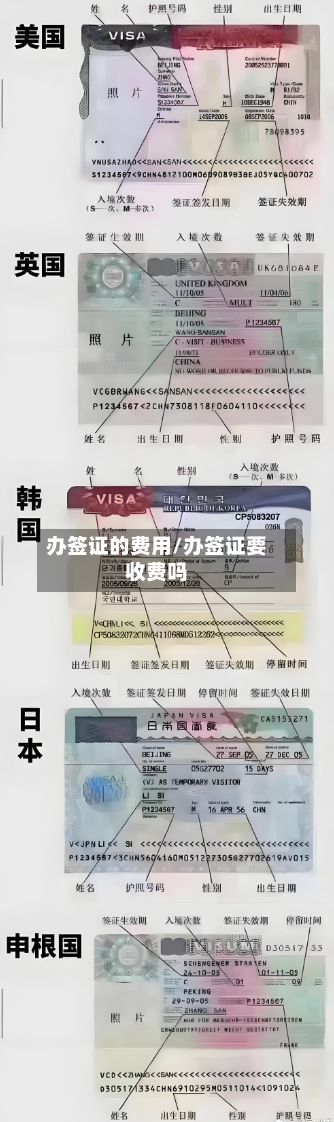 办签证的费用/办签证要收费吗-第2张图片