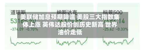 美联储加息预期降温 美股三大指数集体上涨 英伟达股价创历史新高 世界油价走低-第1张图片