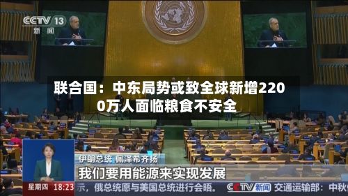 联合国：中东局势或致全球新增2200万人面临粮食不安全