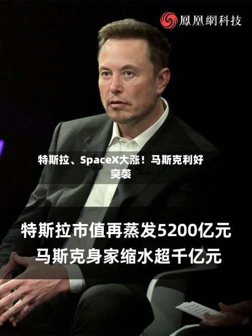 特斯拉	、SpaceX大涨！马斯克利好突袭-第2张图片
