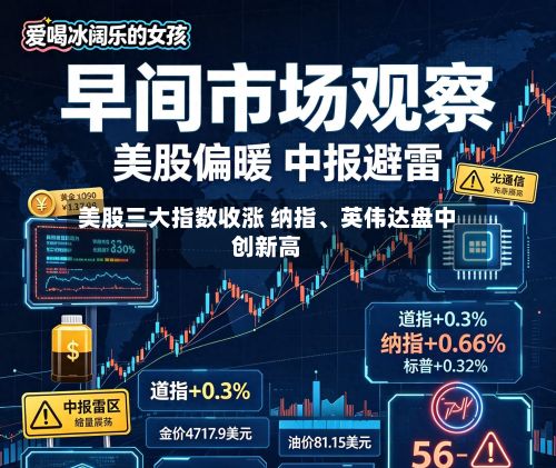 美股三大指数收涨 纳指、英伟达盘中创新高