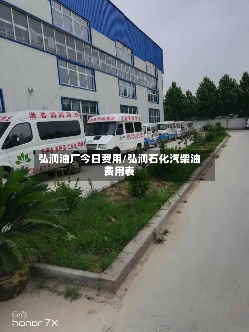 弘润油厂今日费用/弘润石化汽柴油费用表