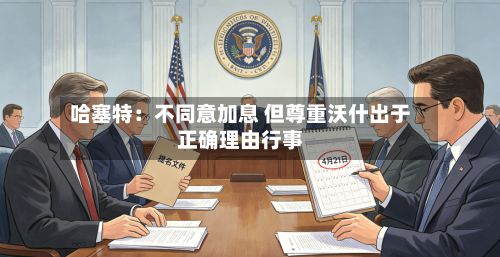 哈塞特：不同意加息 但尊重沃什出于正确理由行事