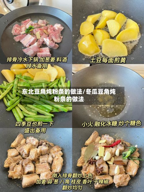 东北豆角炖粉条的做法/冬瓜豆角炖粉条的做法