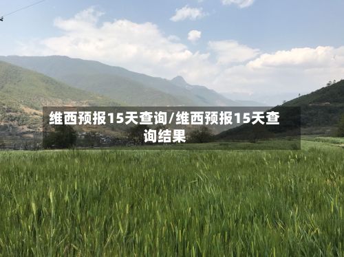 维西预报15天查询/维西预报15天查询结果