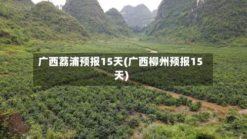 广西荔浦预报15天(广西柳州预报15天)-第2张图片