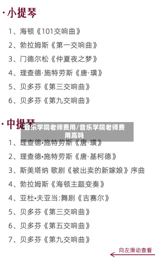 音乐学院老师费用/音乐学院老师费用高吗
