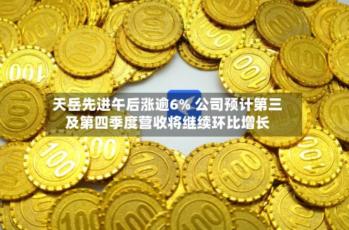 天岳先进午后涨逾6% 公司预计第三及第四季度营收将继续环比增长-第1张图片