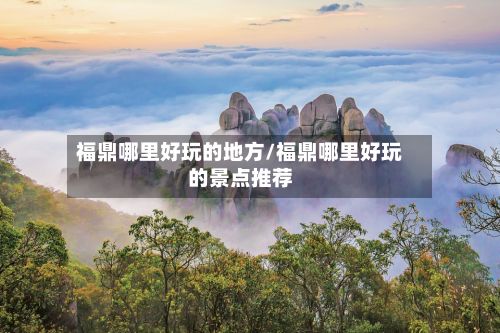 福鼎哪里好玩的地方/福鼎哪里好玩的景点推荐
