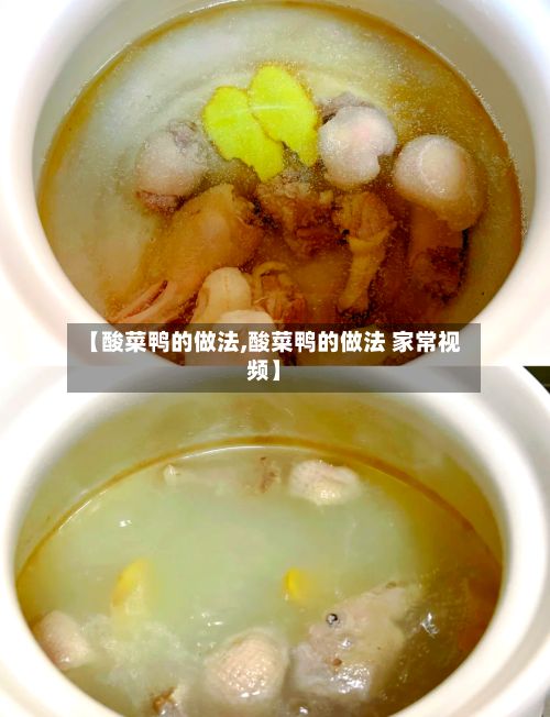 【酸菜鸭的做法,酸菜鸭的做法 家常视频】