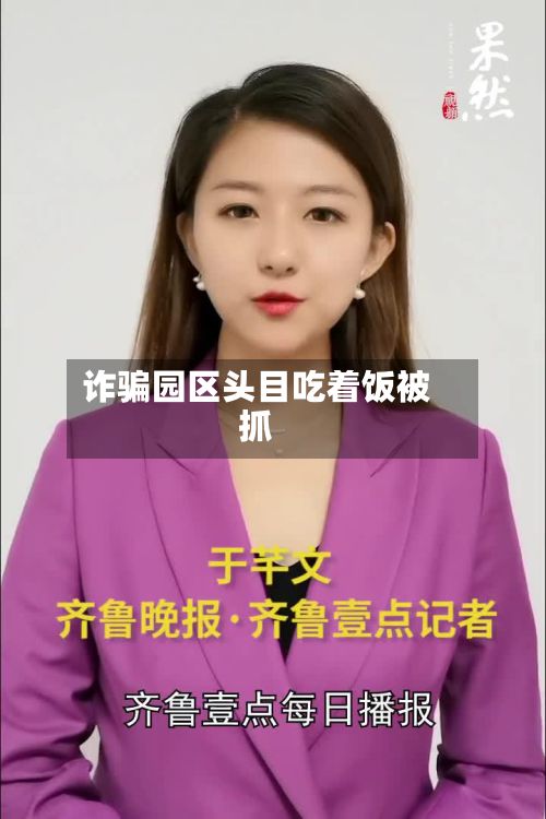 诈骗园区头目吃着饭被抓-第2张图片