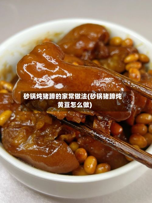 砂锅炖猪蹄的家常做法(砂锅猪蹄炖黄豆怎么做)