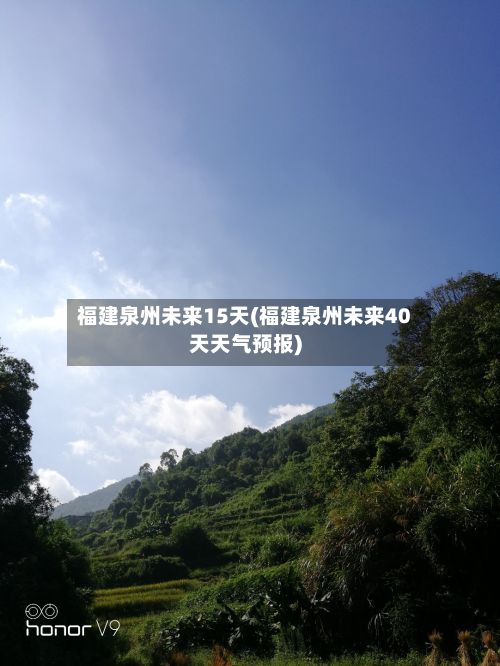 福建泉州未来15天(福建泉州未来40天天气预报)-第2张图片