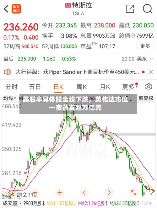 美股半导体股全线下跌，英伟达市值一夜蒸发超万亿元-第3张图片