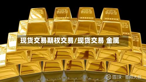 现货交易期权交易/现货交易 金属-第2张图片