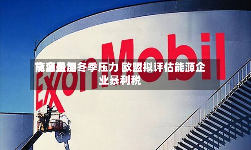能源费用
高企叠加冬季压力 欧盟拟评估能源企业暴利税-第2张图片
