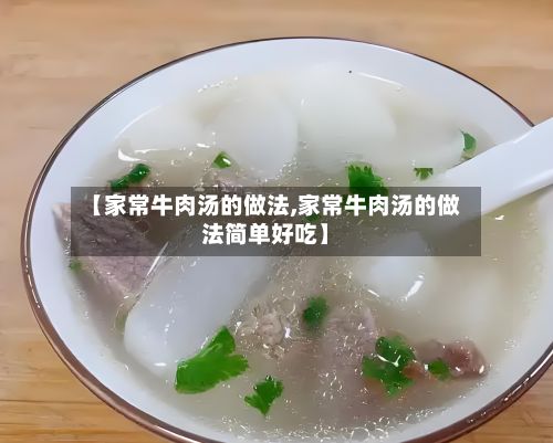 【家常牛肉汤的做法,家常牛肉汤的做法简单好吃】