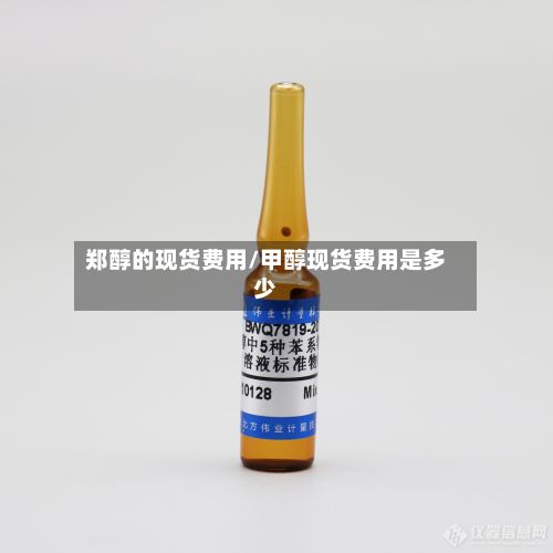 郑醇的现货费用/甲醇现货费用是多少-第2张图片