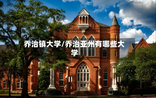 乔治镇大学/乔治亚州有哪些大学