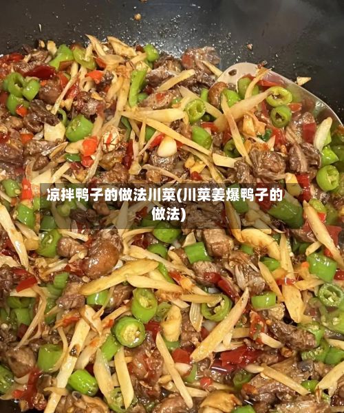 凉拌鸭子的做法川菜(川菜姜爆鸭子的做法)