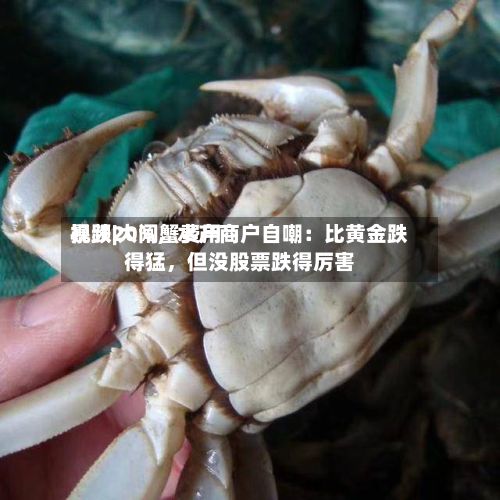 视频|大闸蟹费用暴跌20%	，水产商户自嘲：比黄金跌得猛，但没股票跌得厉害-第2张图片