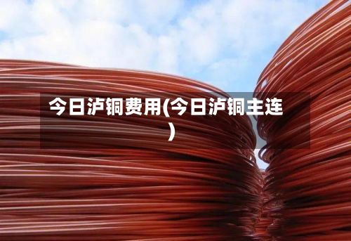 今日泸铜费用(今日泸铜主连)-第3张图片