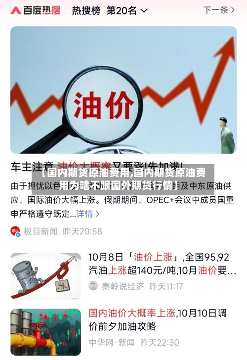 【国内期货原油费用,国内期货原油费用为啥不跟国外期货行情】