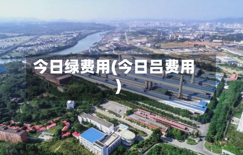 今日绿费用(今日吕费用)