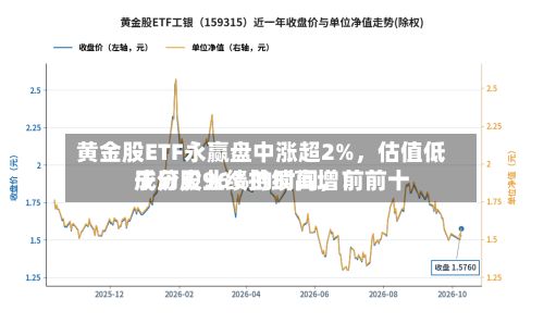 黄金股ETF永赢盘中涨超2%，估值低于历史96%的时间，前前十成分股业绩持续高增！-第2张图片