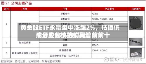 黄金股ETF永赢盘中涨超2%，估值低于历史96%的时间，前前十成分股业绩持续高增！-第3张图片