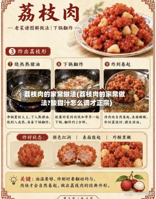 荔枝肉的家常做法(荔枝肉的家常做法?酸甜汁怎么调才正宗)-第2张图片