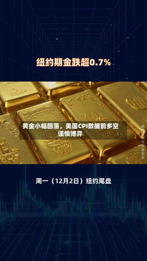 黄金小幅回落，美国CPI数据前多空谨慎博弈-第2张图片