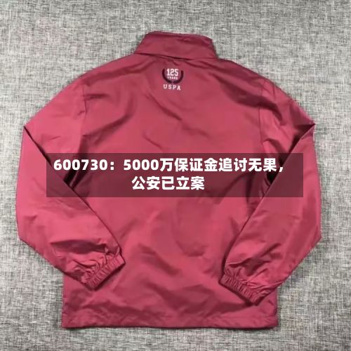 600730：5000万保证金追讨无果，公安已立案-第3张图片
