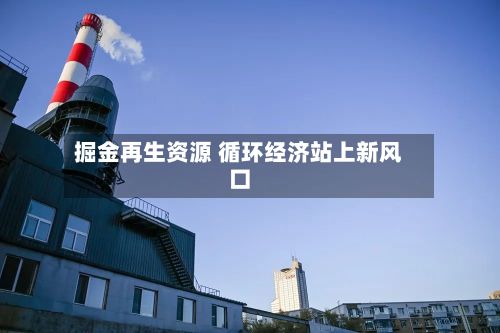 掘金再生资源 循环经济站上新风口-第2张图片