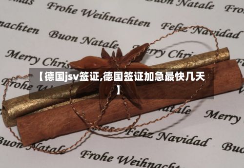 【德国jsv签证,德国签证加急最快几天】-第2张图片