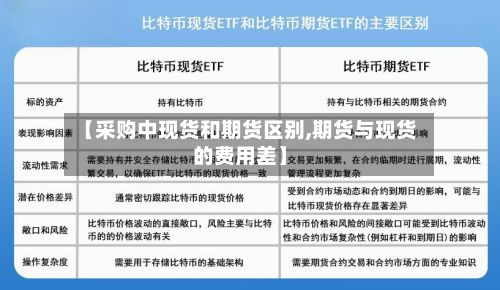 【采购中现货和期货区别,期货与现货的费用差】