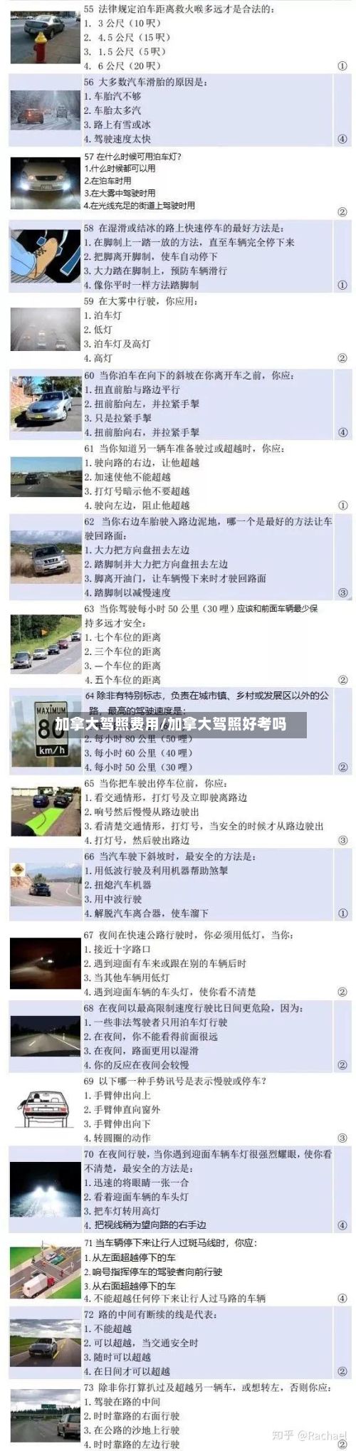 加拿大驾照费用/加拿大驾照好考吗-第3张图片