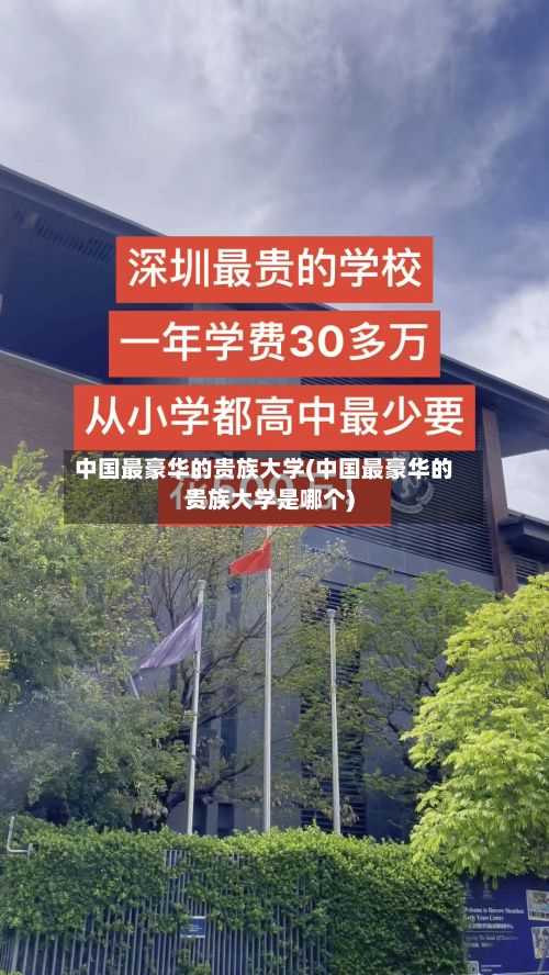 中国最豪华的贵族大学(中国最豪华的贵族大学是哪个)-第3张图片