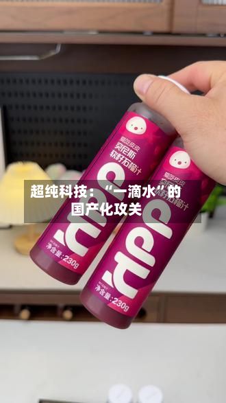 超纯科技：“一滴水”的国产化攻关-第2张图片