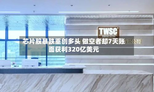 芯片股暴跌重创多头 做空者却7天账面获利320亿美元-第2张图片